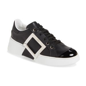 Roger Vivier Viv Skate Buckle Sneakers Womens